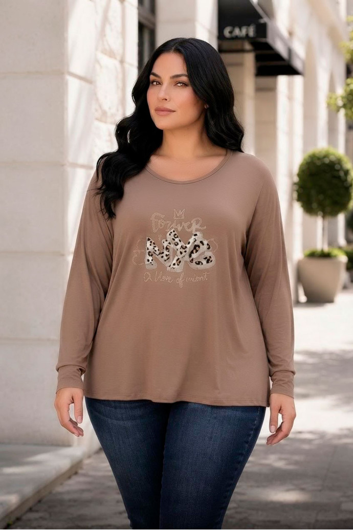 Camiseta NYC nuez Velika - Imagen 1