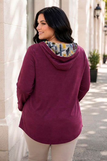 Chaqueta de Punto Nube Cálida Uva Velika - Imagen 2