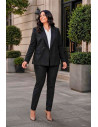 Pantalón Sculpt Crep Elástico Negro Velika