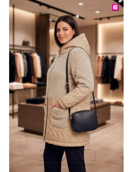 Chaquetón Olmo Crudo Con Alma - Imagen 1