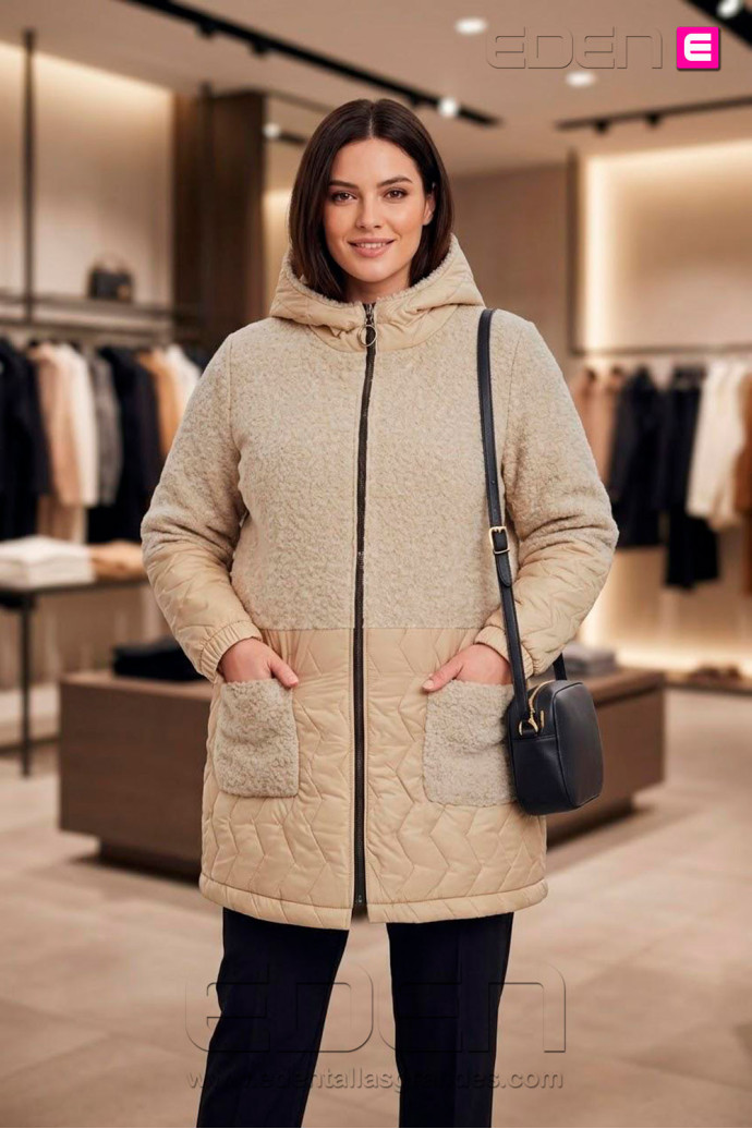Chaquetón Olmo Crudo Con Alma - Imagen 2