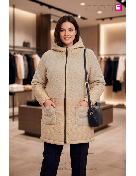 Chaquetón Olmo Crudo Con Alma - Imagen 2