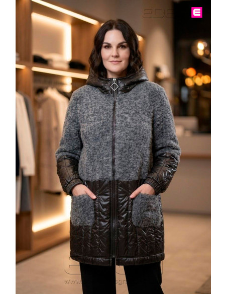 Chaquetón Olmo Negro Con Alma - Imagen 1