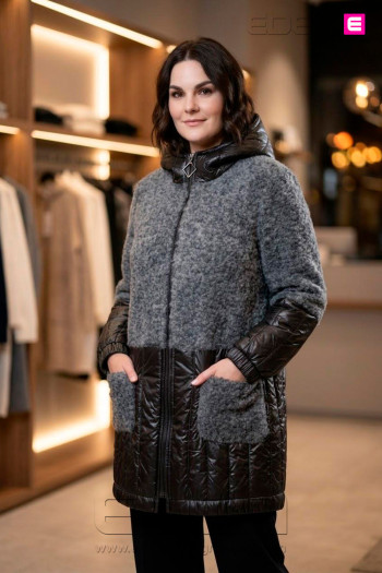Chaquetón Olmo Negro Con Alma - Imagen 2
