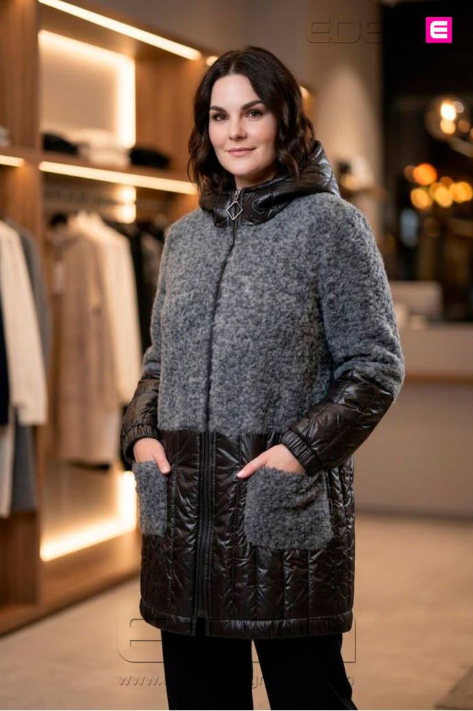 Chaquetón Olmo Negro Con Alma - Imagen 2