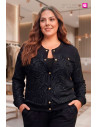 Chaqueta Mimosa Negro Con Alma