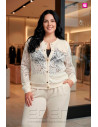 Chaqueta Mimosa Crudo Con Alma