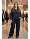 Pantalón Nube Negro Con Alma