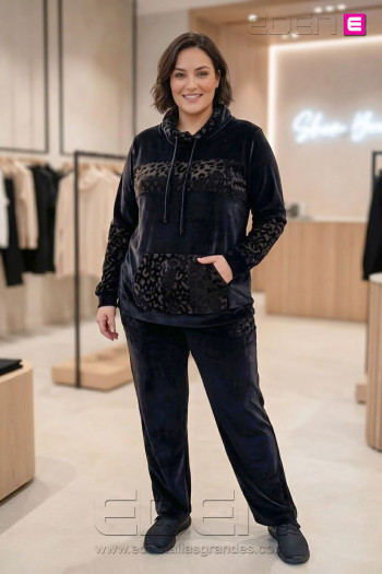 Pantalón Cubano Negro Con Alma - Imagen 1