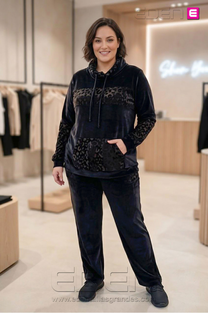 Pantalón Cubano Negro Con Alma - Imagen 1