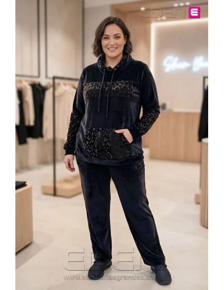 Pantalón Cubano Negro Con Alma - Imagen 1