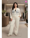 Pantalón Nube Crudo Tallas Grandes Mujer | Edén Moda
