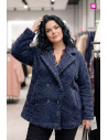Chaquetón Kiri Azul Tallas Grandes | Edén Moda