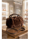 Bolso Pelo Mink Coffee | Accesorios Edén Moda