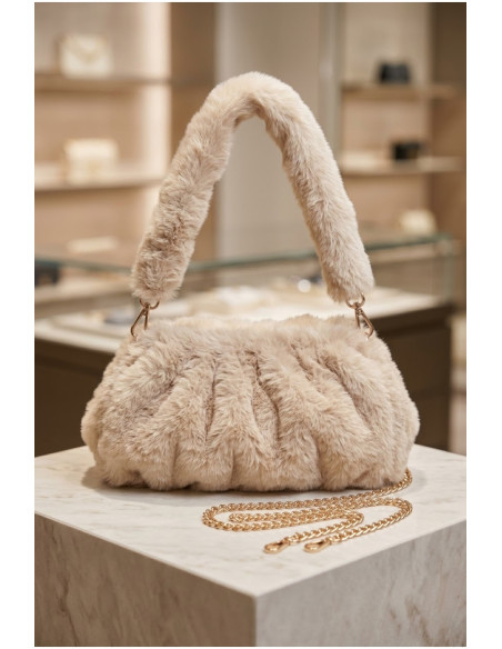 Bolso Pelo Nude Soft | Accesorios Edén Moda - Imagen 1