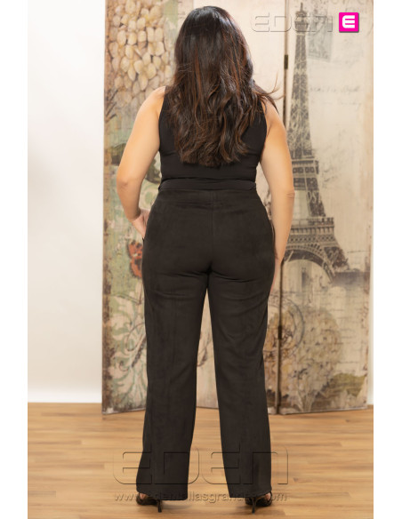Pantalón Lauren Negro Con Alma | Edén Tallas Grandes - Imagen 3