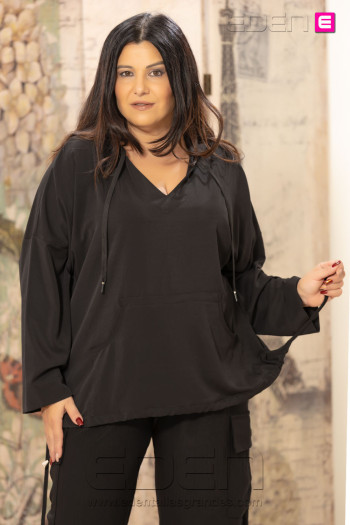 Camisola Urban Flow Azabache Indra | Edén Moda - Imagen 1