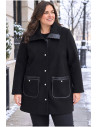 Chaquetón Madison Negro Velika | Edén Tallas Grandes