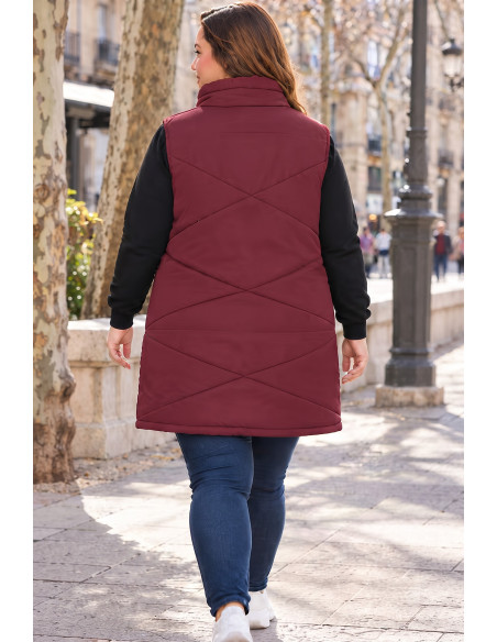 Chaleco Brooklyn Merlot Velika | Edén Tallas Grandes - Imagen 2