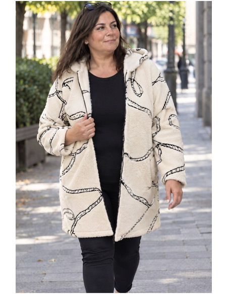 Chaquetón Milano Art Déco Velika | Edén Tallas Grandes - Imagen 1