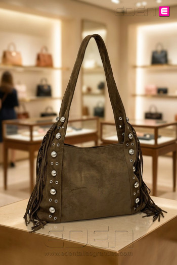 Bolso Ante Wild Fringe Forest | Edén Tallas Grandes - Imagen 1