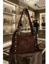 Bolso Ante Wild Fringe Moca | Edén Tallas Grandes