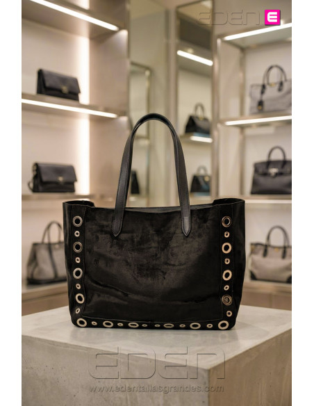 Bolso Silver Rock Negro | Edén Tallas Grandes - Imagen 1