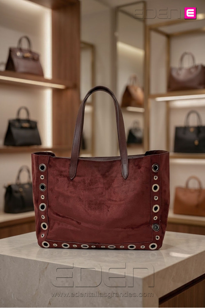 Bolso Silver Rock Merlot | Edén Tallas Grandes - Imagen 1