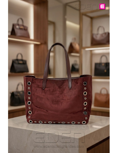 Bolso Silver Rock Merlot | Edén Tallas Grandes - Imagen 1