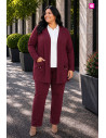 Conjunto Lazo Bordeaux Velika | Edén Tallas Grandes