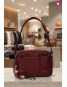 Bolso Nylon Destino Merlot | Edén Moda Tallas Grandes