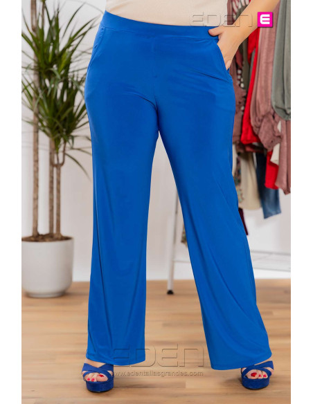 Pantalon danae azul punto bolsillos con alma - Imagen 4