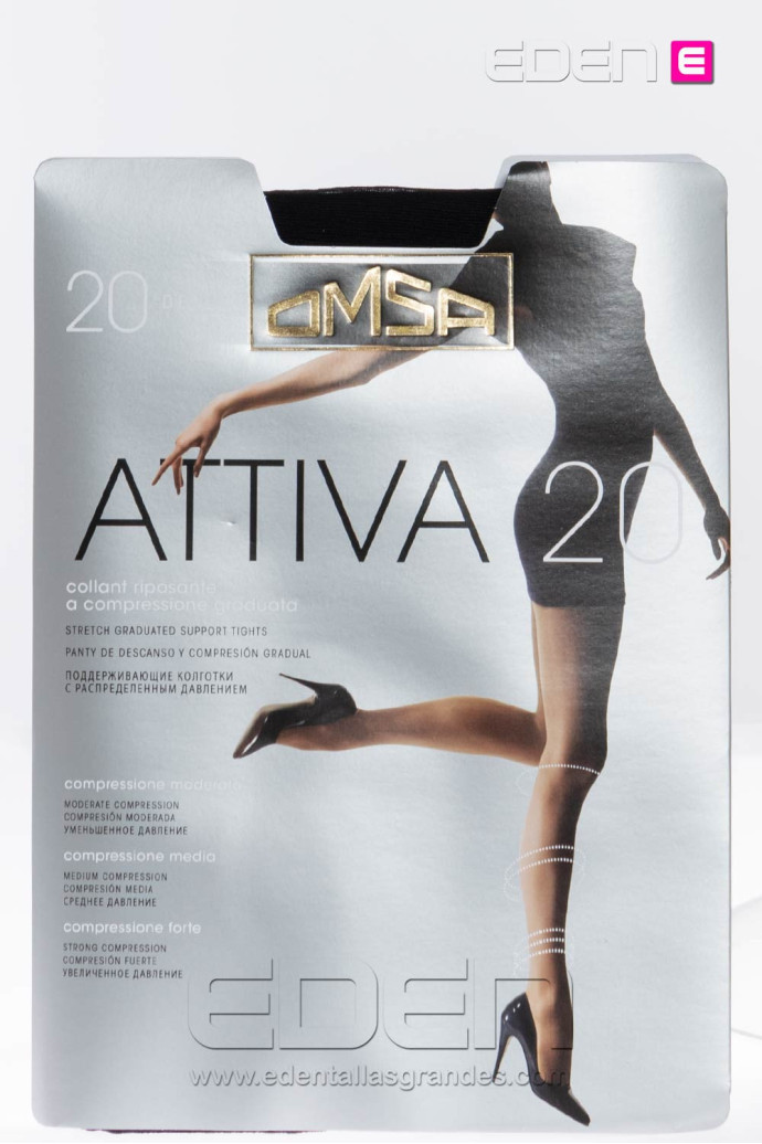 Panty activa 20den omsa negro - Imagen 2