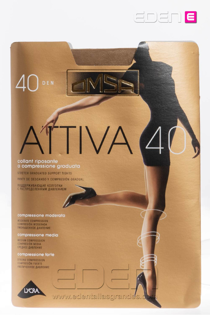 Imagen 2 - Panty activa 40den omsa caramelo Panty activa 40den omsa caramelo - Imagen 2