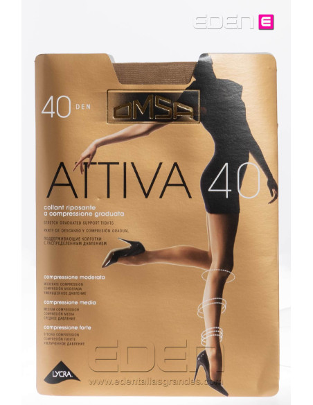 Imagen 2 - Panty activa 40den omsa caramelo Panty activa 40den omsa caramelo - Imagen 2