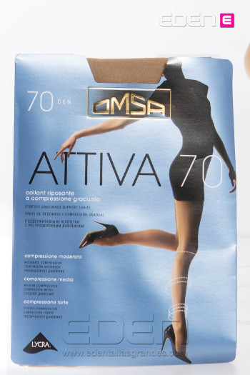 Panty activa 70den omsa caramelo - Imagen 2