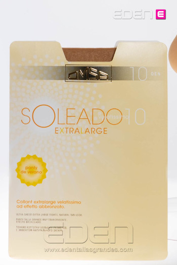 Panty soleado sin puntera 10 den honey omsa - Imagen 2