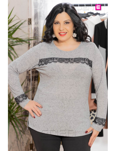 Imagen 1 - JERSEY JAZMIN GRIS CON ALMA JERSEY JAZMIN GRIS CON ALMA - Imagen 1