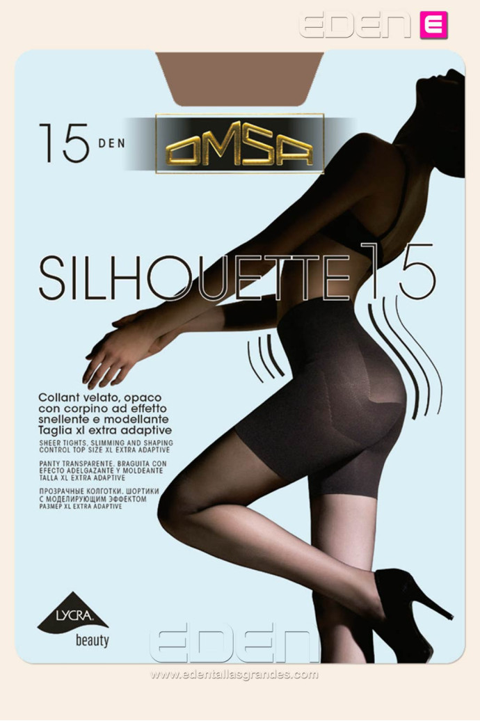 Panty reductor  silhouette sierra 15 den xl omsa - Imagen 2