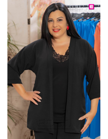 Chaqueta Alexa Negro Con Alma - Imagen 1