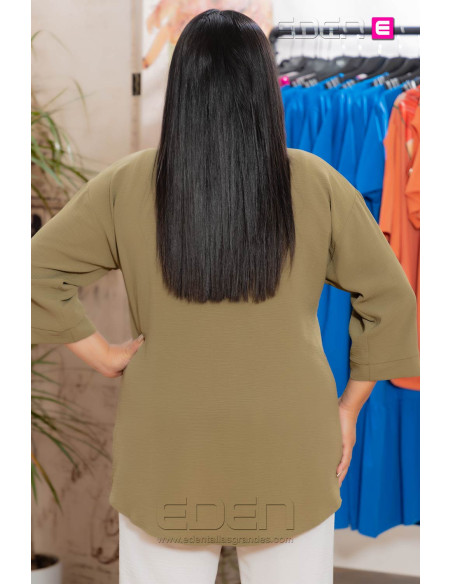 Chaqueta Alexa Kaki Con Alma - Imagen 3