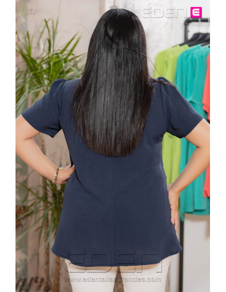 Blusa Cler Marino Con Alma - Imagen 3