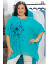 Blusa Mariposa Turquesa