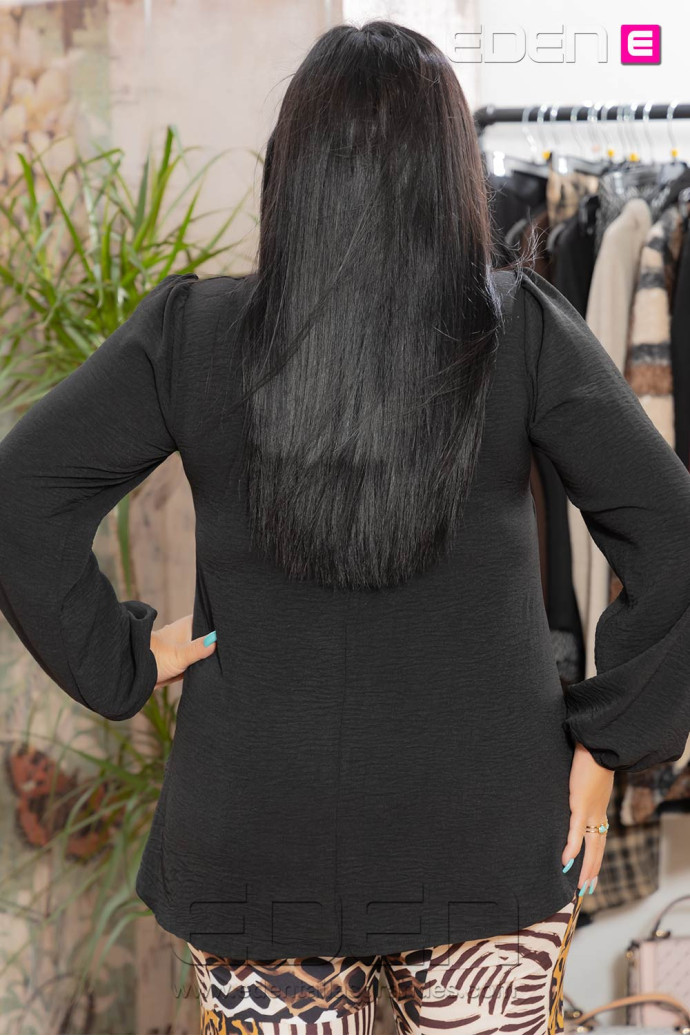 Imagen 2 - Blusa Liam Negro Con Alma Blusa Liam Negro Con Alma - Imagen 2