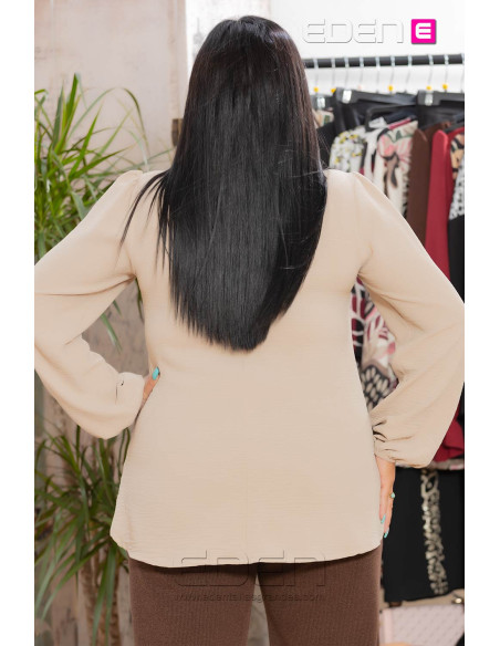 Imagen 2 - Blusa Liam Camel Con Alma Blusa Liam Camel Con Alma - Imagen 2
