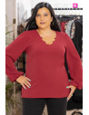 Blusa Liam Granate Con Alma