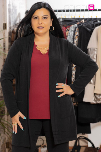 Chaqueta Otto Negro Con Alma - Imagen 1