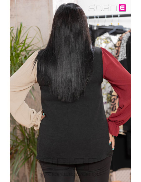 Imagen 2 - Blusa Dylan Granate Con Alma Blusa Dylan Granate Con Alma - Imagen 2