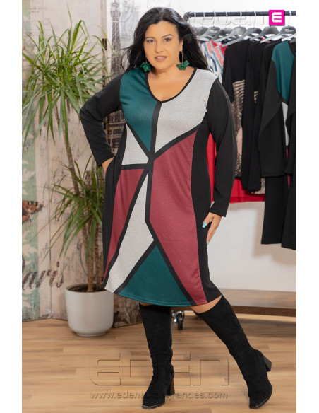 Vestido Triángulos Victoria 56 - Imagen 1