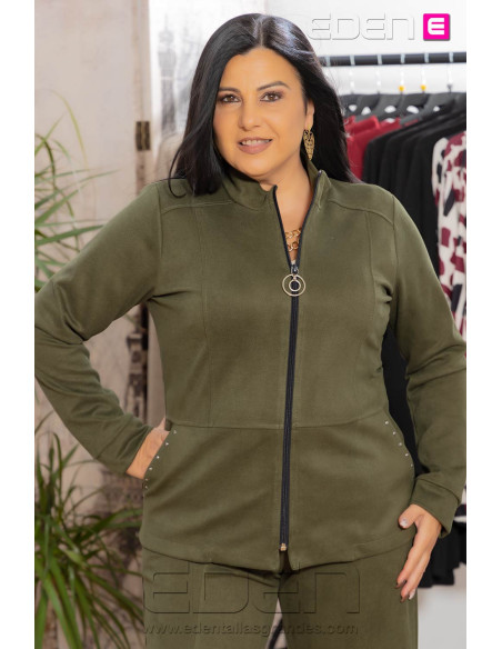 Chaqueta Iván Verde Con Alma - Imagen 2